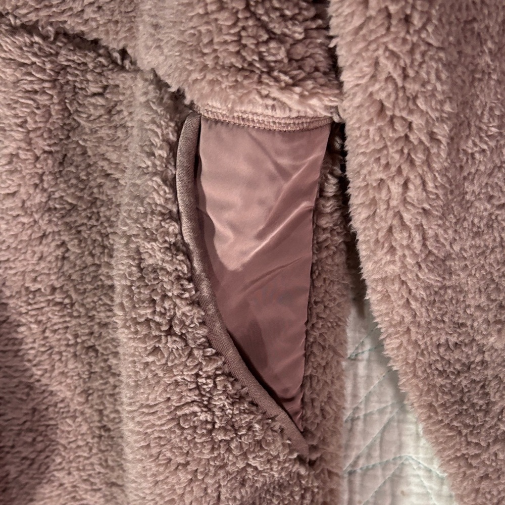 Maurices Plush Puffer Jacket in Mauve - Picture 7 of 10